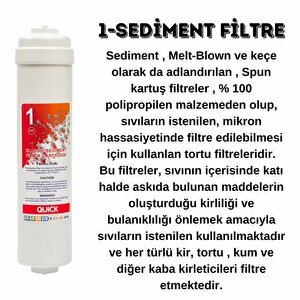 İhlas Aura Cebilon Silver Su Arıtma Cihazı Uyumlu 3lü Filtre Set (6 Adet Dirsek Hediyeli)