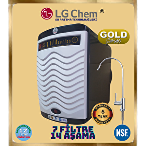 Gold Plus Si̇yah-beyaz Renk 14 Aşama 7 Fi̇li̇tre 12 Li̇tre Su Aritma Ci̇hazi