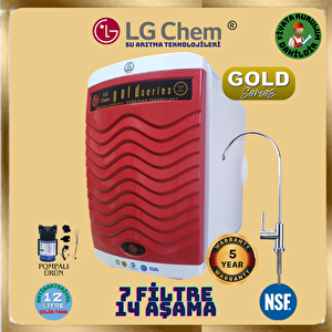 Lg Chem Gold Pompali Montaj Dahi̇l Beyaz-kirmizi Renk 14 Aşama 7 Fi̇li̇tre 12 Li̇tre Su Aritma Ci̇hazi