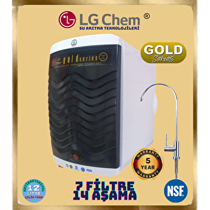 Lg Chem Gold Beyaz Si̇yah Renk 14 Aşama 7 Fi̇li̇tre 12 Li̇tre Su Aritma Ci̇hazi