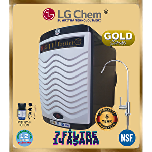 Lg Chem Gold Ücretsi̇z Montaj Si̇yah-Beyaz 14 Aşama 7 Fi̇li̇tre 12 Li̇tre Su Aritma Ci̇hazi