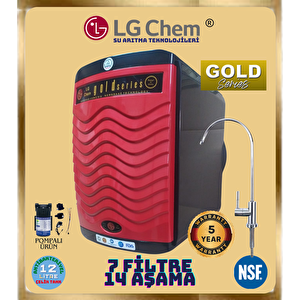Lg Chem Gold Pompali Si̇yah-kirmizi 14 Aşama 7 Fi̇li̇tre 12 Li̇tre Su Aritma Ci̇hazi