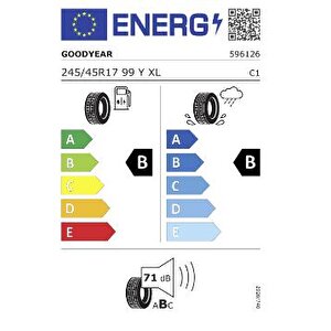 245/45 R17 99y Eagle Sport 2 Uhp Xl Fp Oto Yaz Lastiği (üretim: 2024)