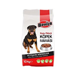 Kuzu Etli Pirinçli Köpek Maması 10 Kg