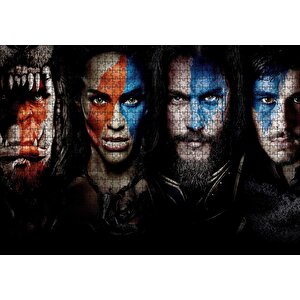 Warcraft Karakterleri Puzzle Yapboz Mdf Ahşap 1000 Parça