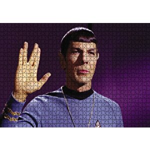 Mister Spock Puzzle Yapboz Mdf Ahşap 1000 Parça