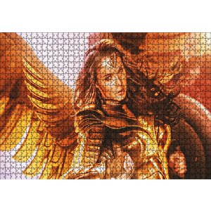 Wonder Woman Puzzle Yapboz Mdf Ahşap 1000 Parça