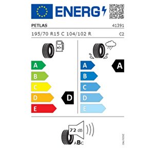 195/70 R15 C Tl 104/102r 8pr Full Power Pt825 Plus Kamyonet Yaz Lastiği (üretim Tarihi:2024)