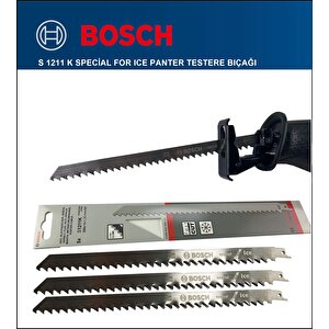 Bosch - Tilki Kuyruğu Bıçağı S 1211 K -3 Buz Ve Kemik Kesme 3'lü Paket