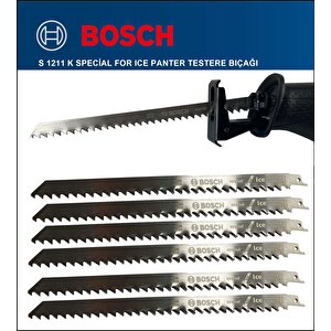 Bosch - Tilki Kuyruğu Bıçağı S 1211 K -6 Buz Ve Kemik Kesme 6'lı Paket