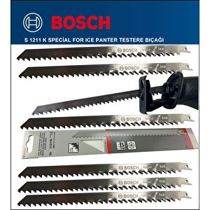 Bosch - Tilki Kuyruğu Bıçağı S 1211 K -6 Buz Ve Kemik Kesme 6'lı Paket