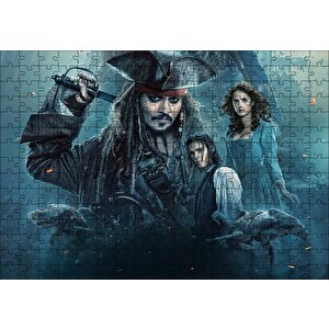 Karayip Korsanları Film Puzzle Yapboz Mdf Ahşap 255 Parça