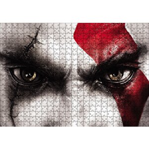 God Of War Puzzle Yapboz Mdf Ahşap 500 Parça