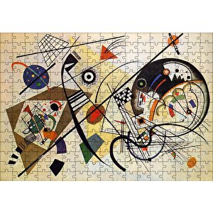 Kandinsky Sanat Resimleri Puzzle Yapboz Mdf Ahşap 255 Parça