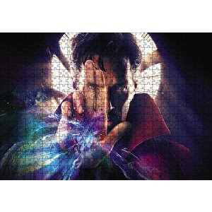 Dr. Strange Görseli Puzzle Yapboz Mdf Ahşap 500 Parça