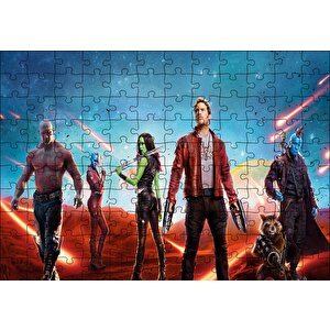 Guardians Of The Galaxy Vol 2 Kahramanlar Ve Meteorlar Puzzle Yapboz Mdf Ahşap 120 Parça