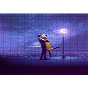 La La Land Ryan Gosling Emma Stone Puzzle Yapboz Mdf Ahşap 500 Parça