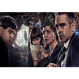 Fantastik Canavarlar Colin Farrel Ezra Miller Puzzle Yapboz Mdf Ahşap 500 Parça