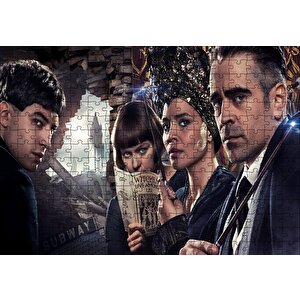 Fantastik Canavarlar Colin Farrel Ezra Miller Puzzle Yapboz Mdf Ahşap 255 Parça