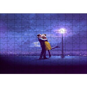 La La Land Ryan Gosling Emma Stone Puzzle Yapboz Mdf Ahşap 120 Parça
