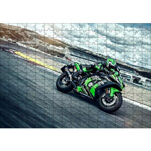 Kawasaki Ninja Zx 10 R Krt Edition Puzzle Yapboz Mdf Ahşap 255 Parça