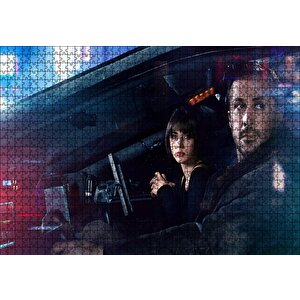 Blade Runner Ryan Gosling Ana De Armas Puzzle Yapboz Mdf Ahşap 1000 Parça