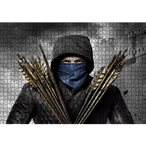 Robin Hood Taron Eggerton Puzzle Yapboz Mdf Ahşap 1000 Parça