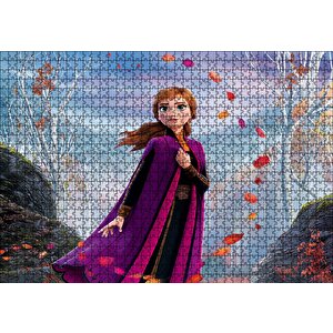 Frozen 2 Anna Puzzle Yapboz Mdf Ahşap 1000 Parça