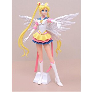 Sailor Moon Ay Savaşçısı Figür Oyuncak Koleksiyon Masaüstü Süsü Biblo 23 Cm 11065