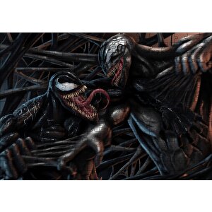 Venom Riot Fight Artwork Puzzle Yapboz Mdf Ahşap 255 Parça