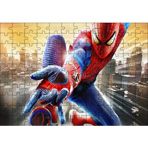 The Amazing Spider-man 2 Ağ Atışı Puzzle Yapboz Mdf Ahşap 120 Parça