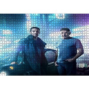 Blade Runner Ryan Gosling Harrison Ford Puzzle Yapboz Mdf Ahşap 1000 Parça