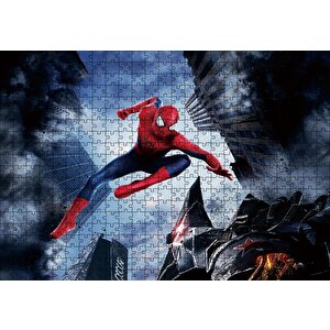 The Amazing Spider-man 2 Puzzle Yapboz Mdf Ahşap 500 Parça