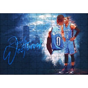Russell Westbrook Puzzle Yapboz Mdf Ahşap 120 Parça