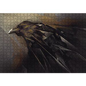 Amerikan Kargası Puzzle Yapboz Mdf Ahşap 500 Parça