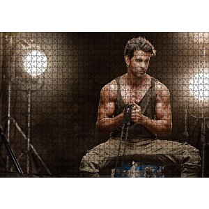 Hrithik Roshan Bodybuilder Puzzle Yapboz Mdf Ahşap 1000 Parça