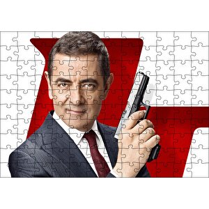 Johnny English Puzzle Yapboz Mdf Ahşap 120 Parça