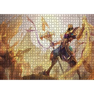 Pandemonium Oyun Kumların İmparatoru Azir Görseli Puzzle Yapboz Mdf Ahşap 1000 Parça