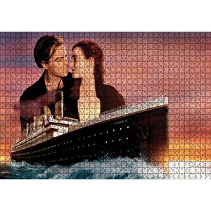Titanik Rose Ve Jack Film Görseli Puzzle Yapboz Mdf Ahşap 1000 Parça