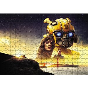 Bumblebee, Hailee Steinfeld Ve John Cena Puzzle Yapboz Mdf Ahşap 255 Parça