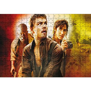 Kanlı Elmas Leo Ve Jennifer Afiş Puzzle Yapboz Mdf Ahşap 255 Parça