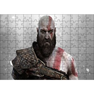 God Of War Kratos Puzzle Yapboz Mdf Ahşap 120 Parça