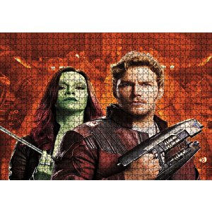 Guardians Of The Galaxy Vol 2 Peter Quill Star Lord Puzzle Yapboz Mdf Ahşap 1000 Parça