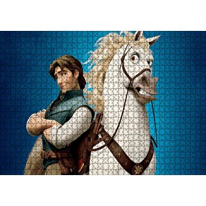 Tangled At Ve Sürücüsü Puzzle Yapboz Mdf Ahşap 1000 Parça