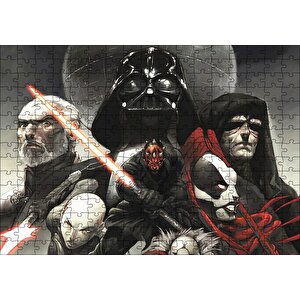 Yıldız Savaşları Çizgi Karakterleri Puzzle Yapboz Mdf Ahşap 255 Parça
