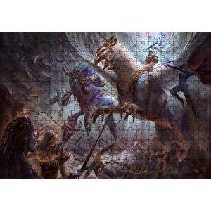 Heroes Of The Storm Video Oyunu Görseli Puzzle Yapboz Mdf Ahşap 255 Parça
