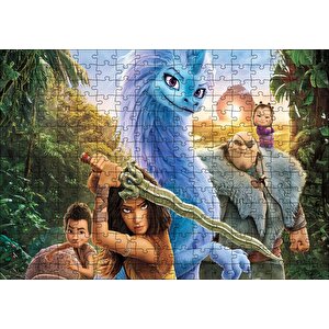 Raya Ve Son Ejderha Puzzle Yapboz Mdf Ahşap 255 Parça