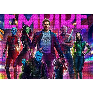 Guardians Of The Galaxy Vol 2 Kadro Puzzle Yapboz Mdf Ahşap 1000 Parça
