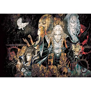 Castlevania Dizi Filmi Grimoire Of Souls Animasyon Görseli Puzzle Yapboz Mdf Ahşap 255 Parça