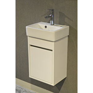 Banyo Tuvalet Mini Lavabo 26x36cm %100mdf Banyo Dolabı